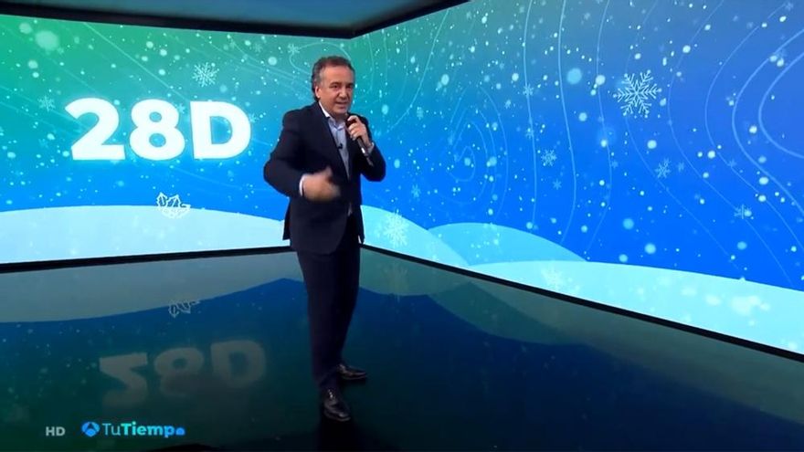 El rap de Roberto Brasero para explicar si 'Filomena' se repetirá este año