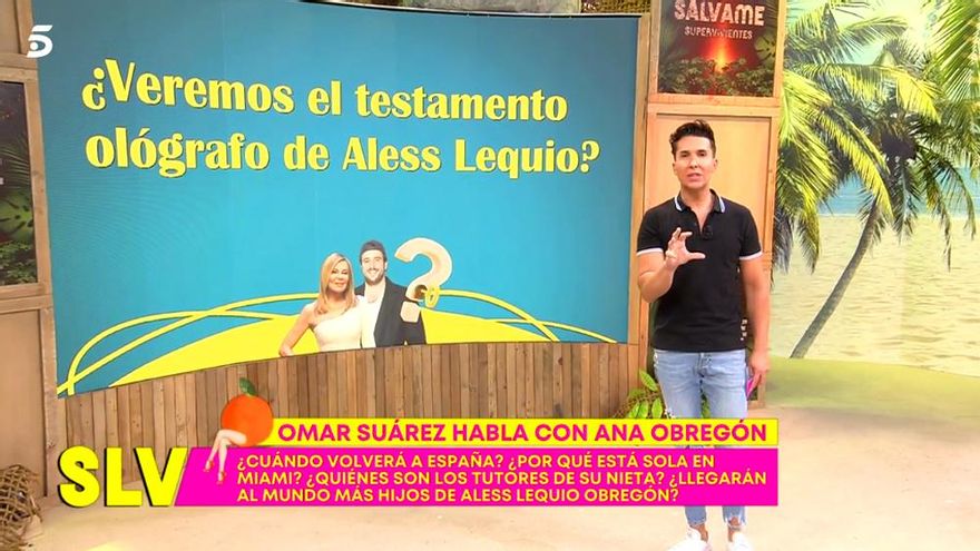 Ana Obregón responde a través de 'Sálvame' tras la corrección de Lequio en 'El programa de AR'