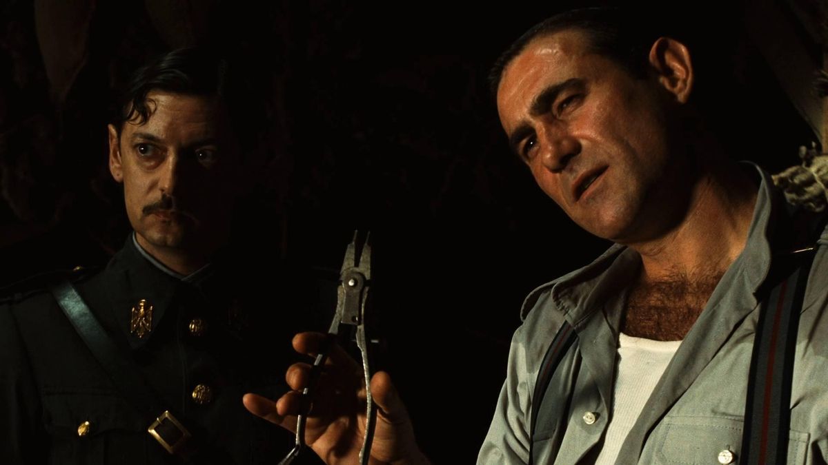 Manolo Solo, junto a Sergi López en 'El laberinto del fauno'