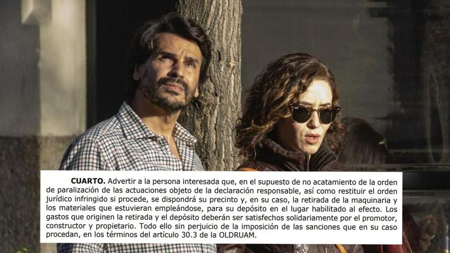 Más Madrid denuncia por "infracción urbanística" el piso de la pareja de Ayuso y exige una inspección del Ayuntamiento