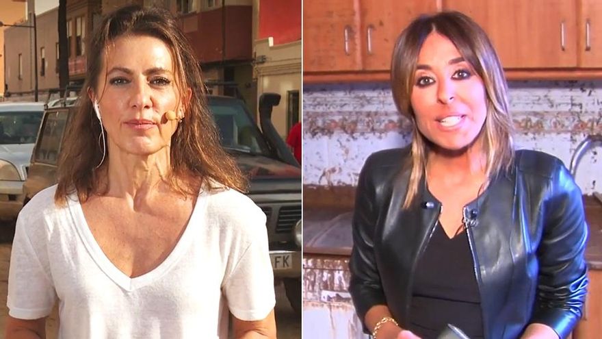 'Informativos Telecinco' desmiente un vídeo emitido antes por 'La mirada crítica' como si fuera de la DANA