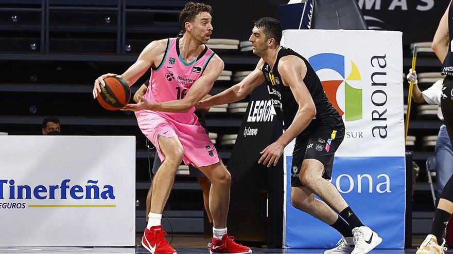 El Lenovo Tenerife concluye la primera fase con derrota frente al Barça