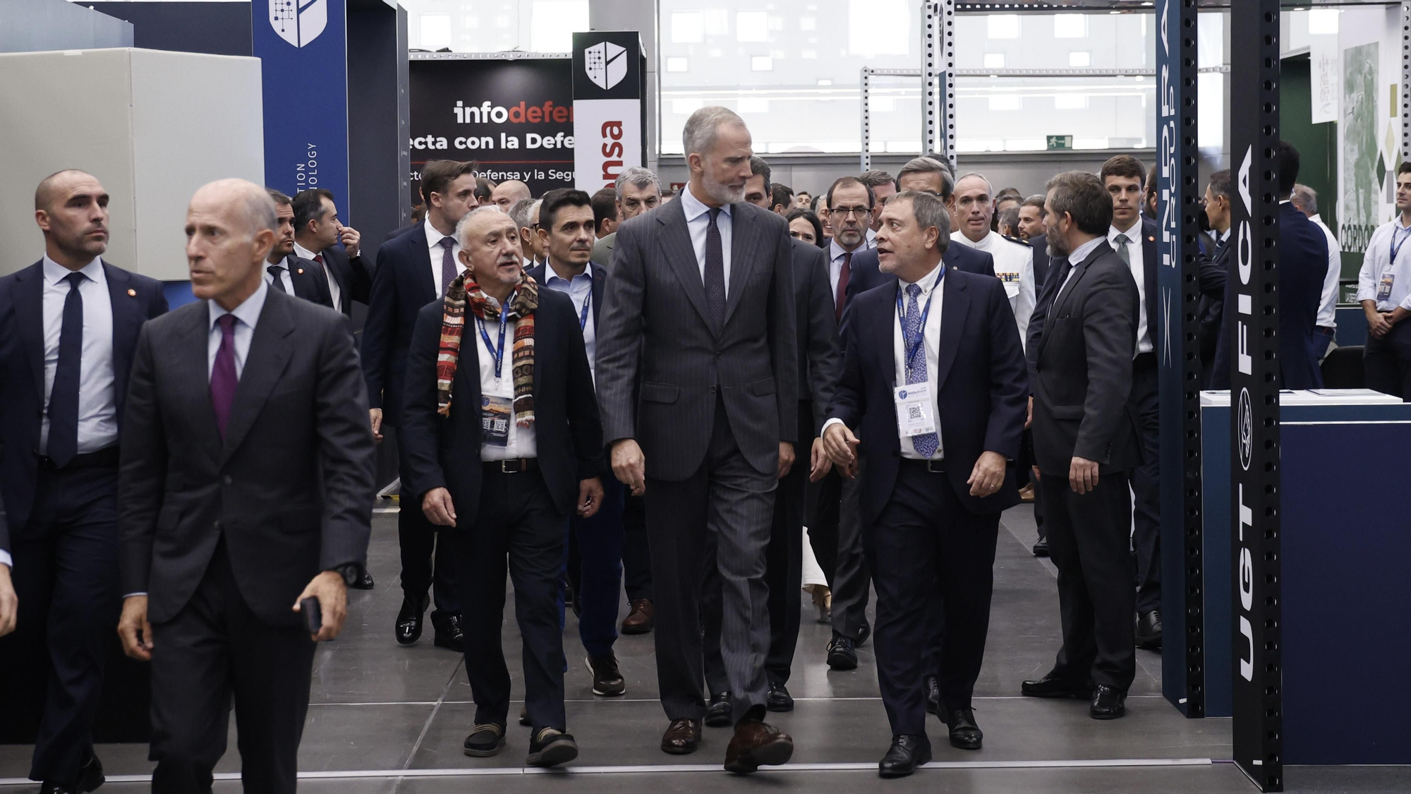 El Rey Felipe VI asiste a la jornada de clausura del Foro Indudef