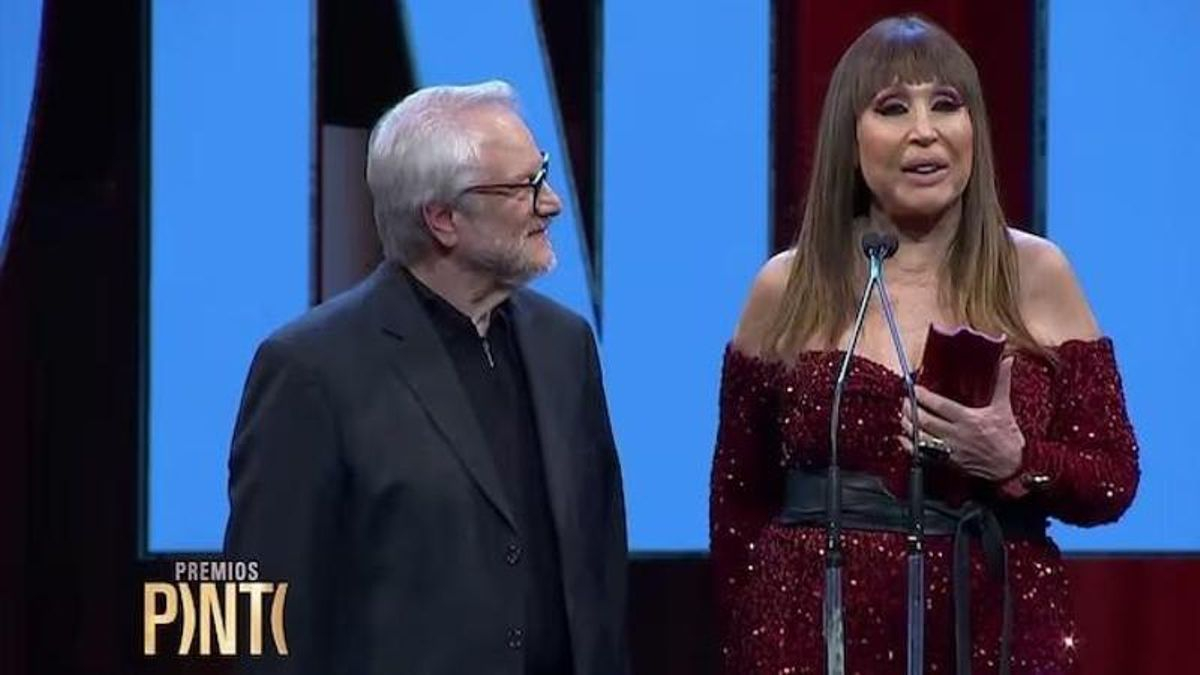 Moria Casán recibió el Premio Pinti a la trayectoria.