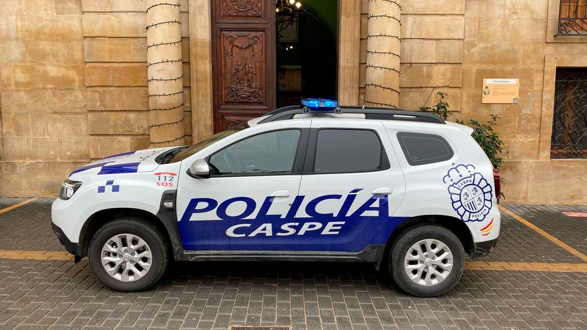 Coche de la Policía Local de Caspe