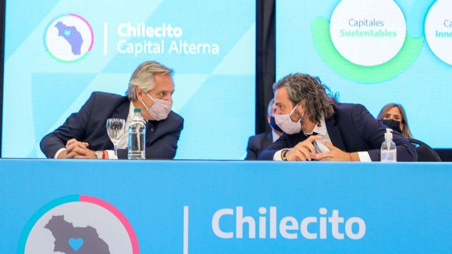 Alberto Fernández y Santiago Cafiero