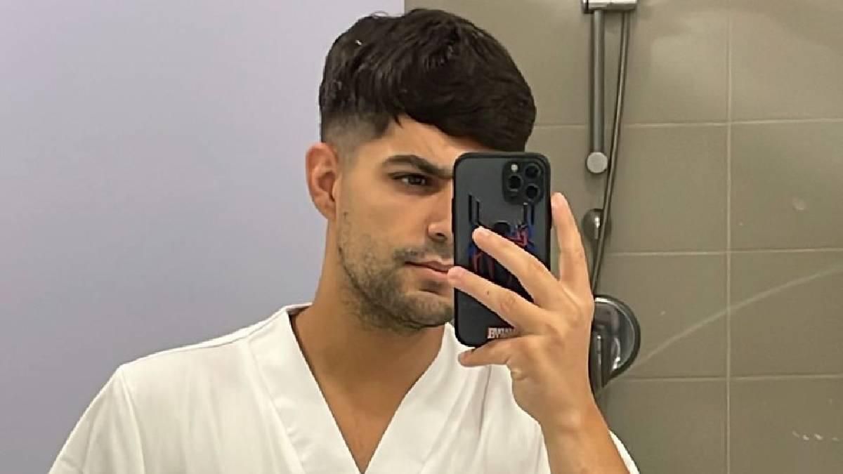 Antonio Martín, en el hospital de Monforte