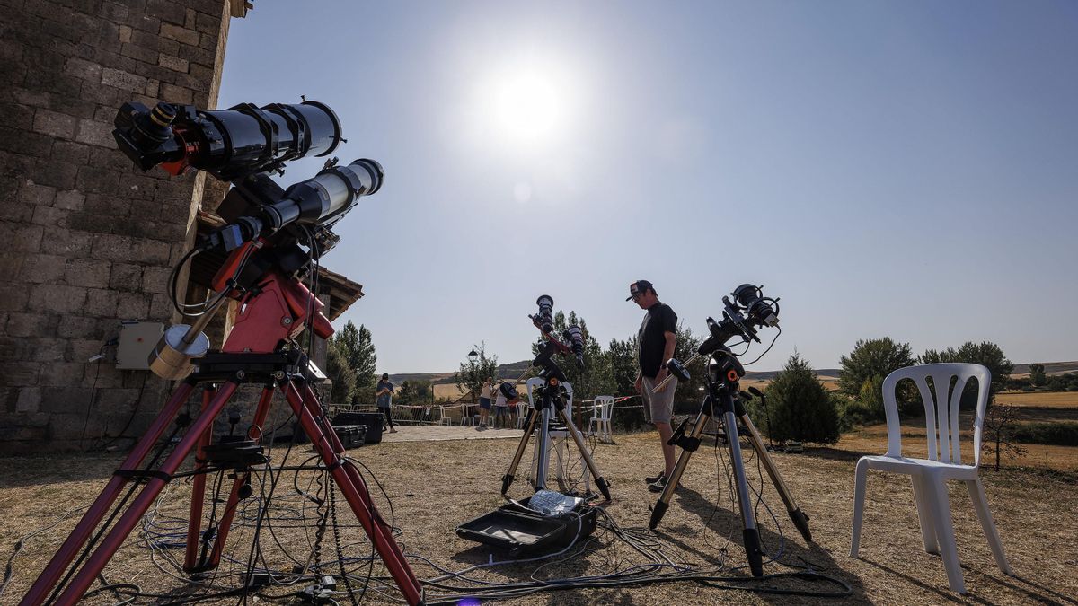 Un pueblo de Burgos se convierte en base de la NASA para seguir el eclipse solar