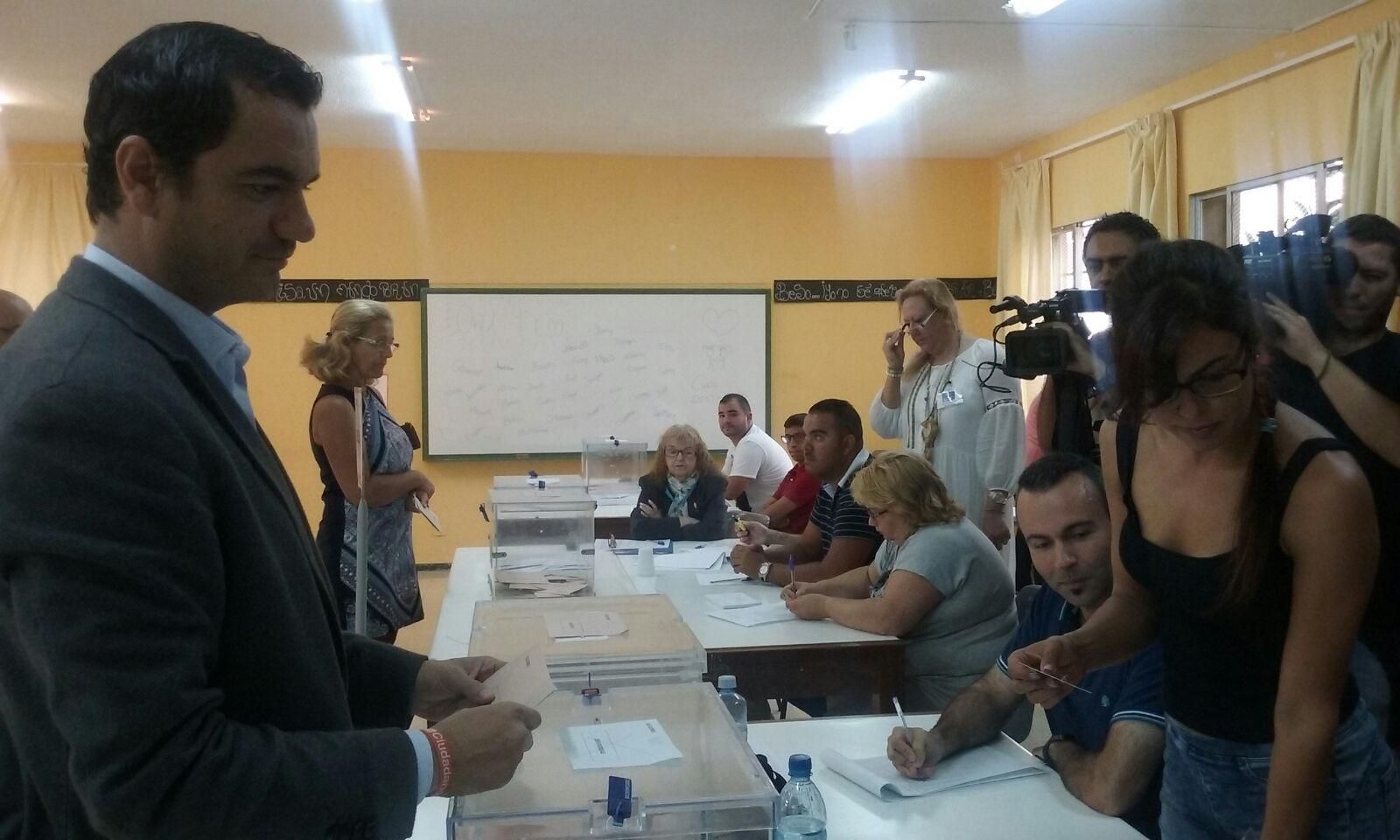 El candidato de Ciudadanos (C´s) al Congreso por la provincia de Las Palmas, Saúl Ramírez