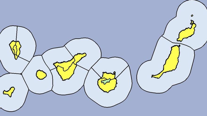 Toda Canarias, en aviso amarillo por lluvias fuertes