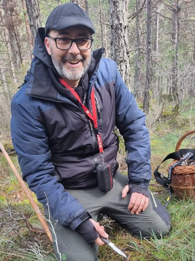 Miguel Gimeno, de 'Cesta y Setas'.