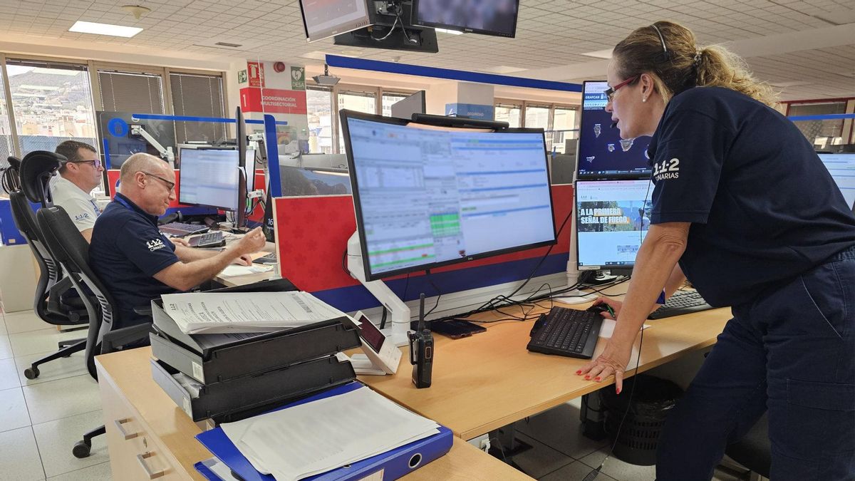 Dos jóvenes, uno de ellos menor, heridos al sufrir una caída con una motocicleta en Mogán