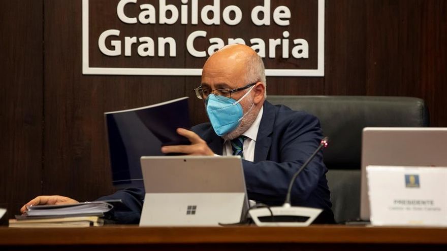 El Cabildo de Gran Canaria hace balance de un mandato marcado por la pandemia, los incendios y la declaración de Risco Caído