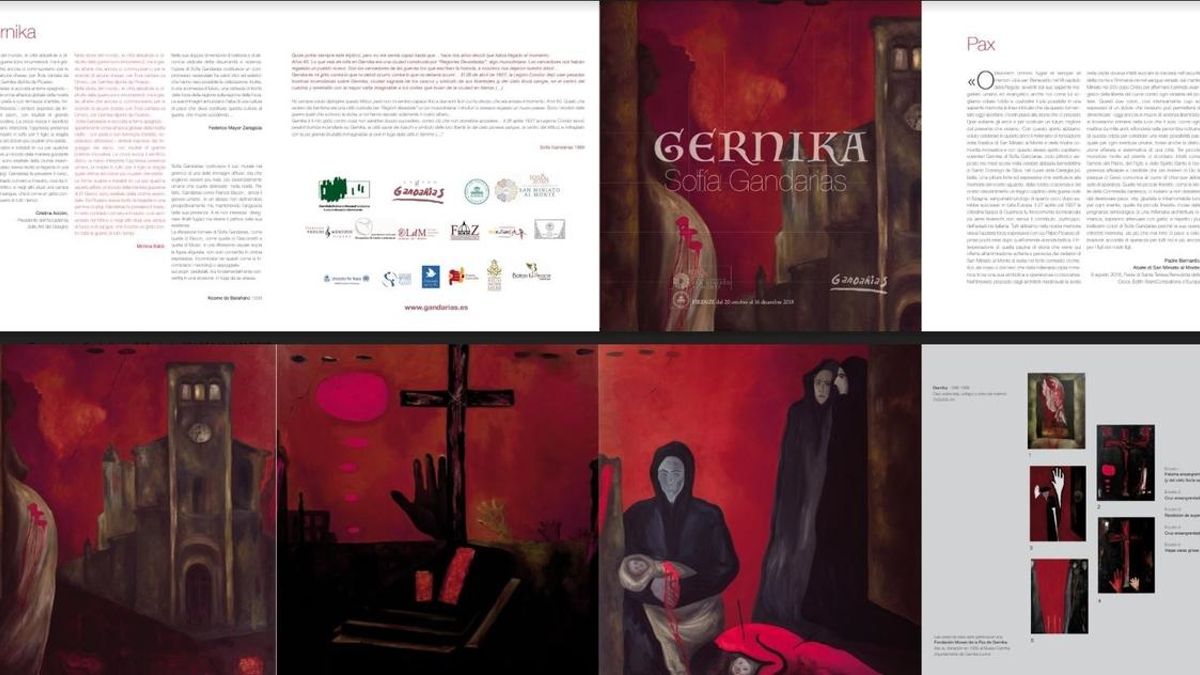 Borrell inaugurará este sábado en Florencia la exposición 'Gernika' de la artista española Sofía Gandarias