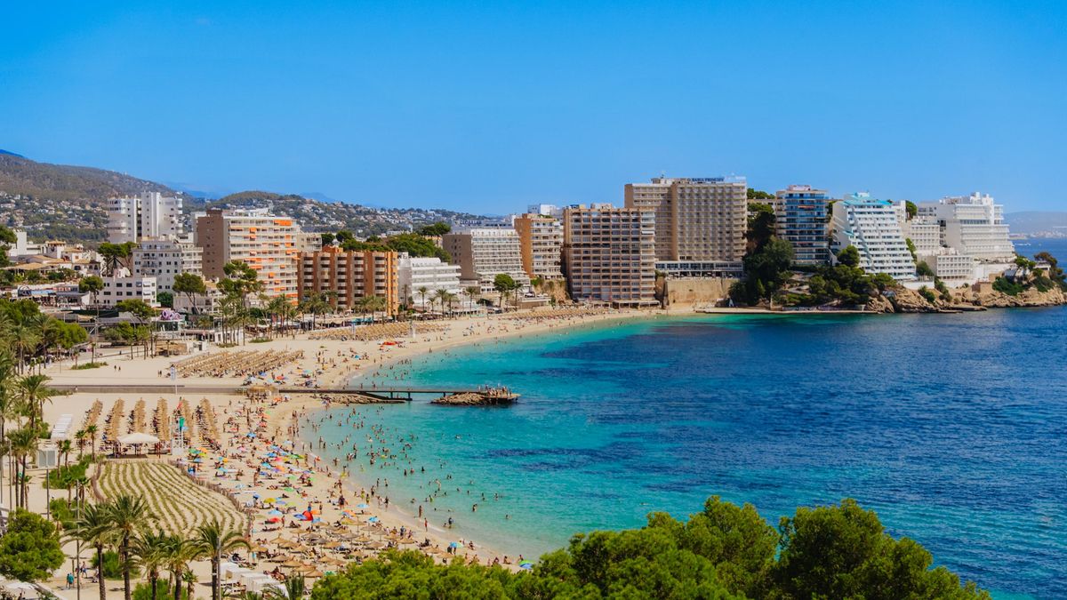 Vista aérea de Magaluf.
