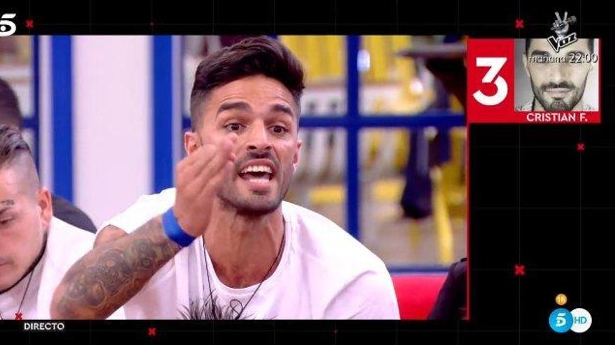 Christian enfadado con Hugo