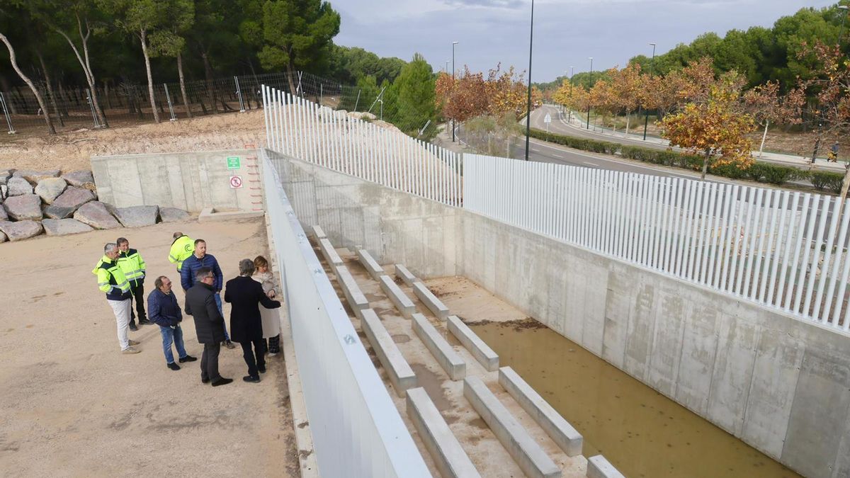 Concluye la obra del canal perimetral del Barranco de la Muerte de Zaragoza, destinada a contener futuras riadas