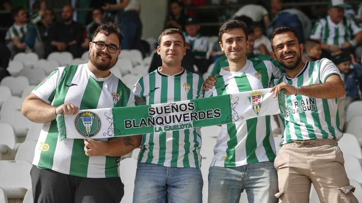 Grada Blanquiverde del Córdoba CF - Granada CF