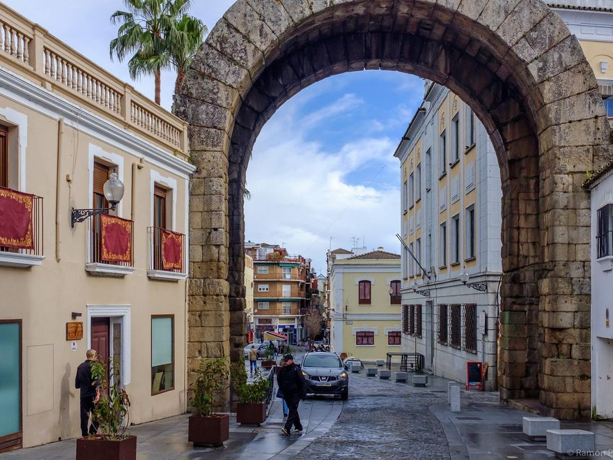 El Arco de Trajano daba acceso a los foros imperiales de la antigua Emérita Augusta (Mérida).