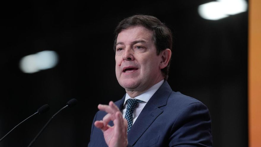 El presidente regional, Alfonso Fernández Mañueco, en la feria internacional de turismo Fitur el pasado viernes.