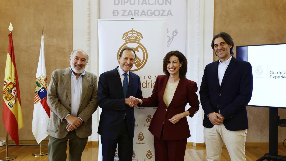 Fútbol en el territorio: la Fundación Real Madrid llevará este verano sendos campus a Ejea y Calatayud de la mano de la DPZ
