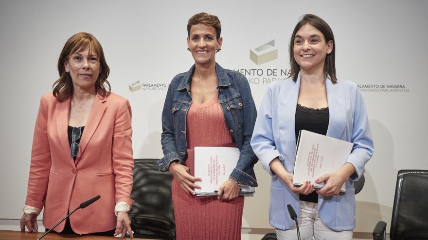 Euskera, Policía Foral y banca pública: las discrepancias pactadas del nuevo tripartito navarro