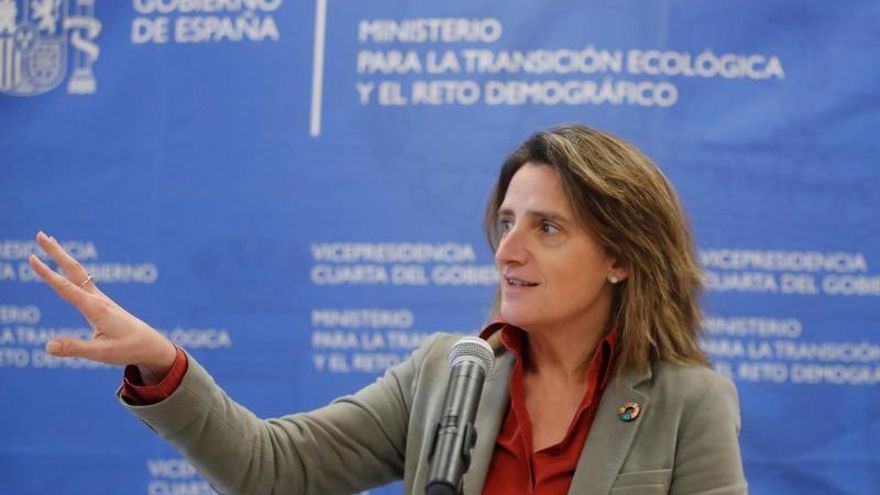 La vicepresidenta cuarta del Gobierno de España y ministra para la Transición Ecológica y el Reto Demográfico, Teresa Ribera.