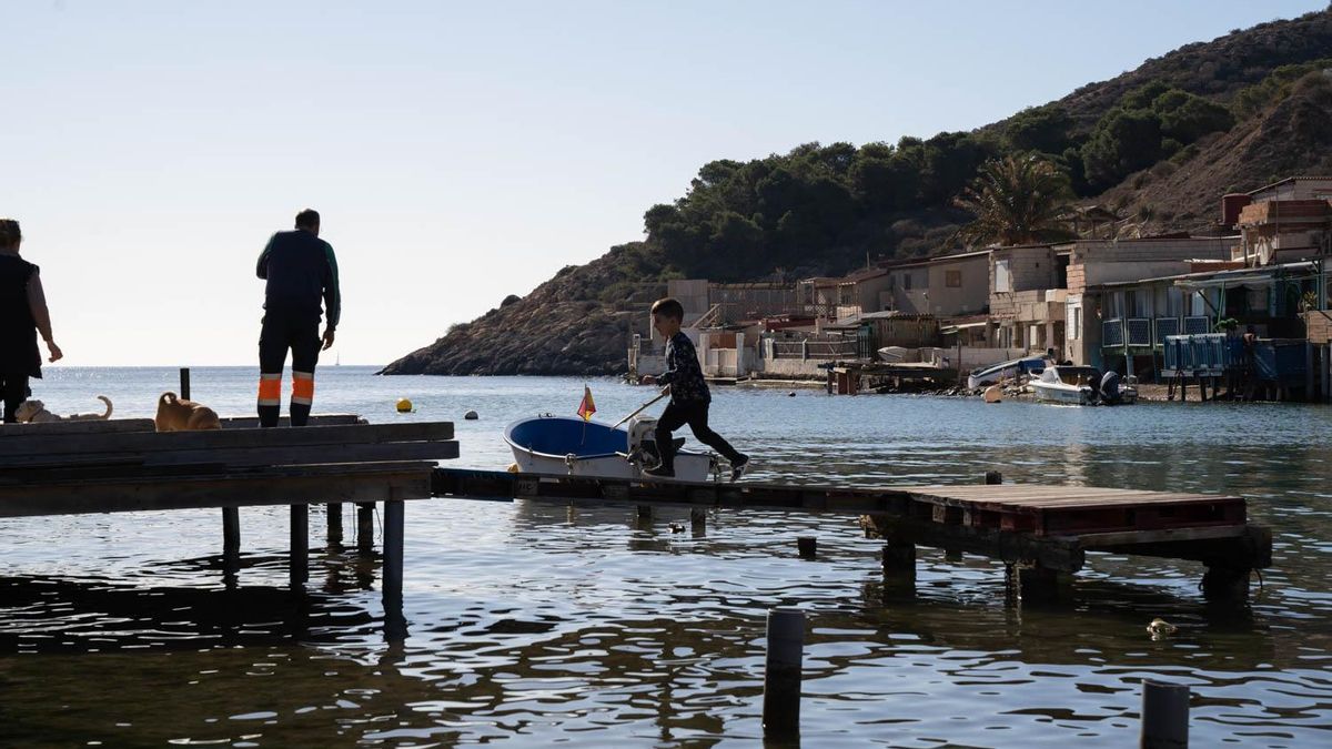 Vista de la Algameca Chica desde una terraza