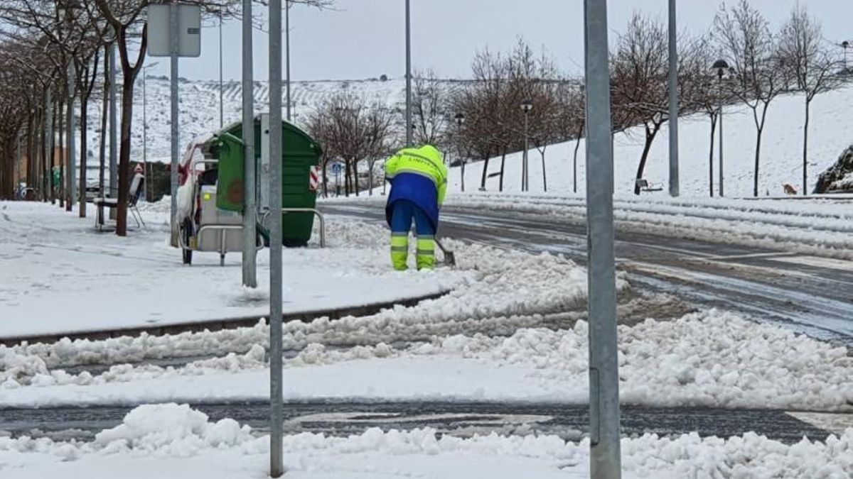 El Plan Municipal de Nevadas de Logroño moviliza 200 efectivos y 50 vehículos