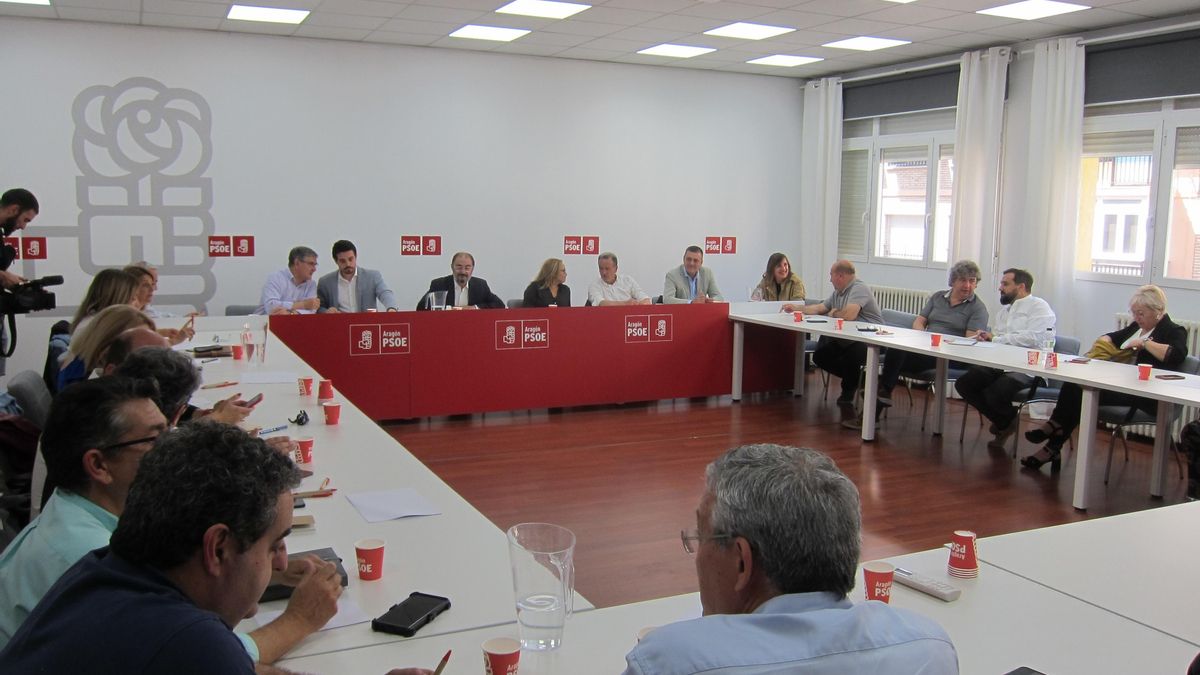 Comisión Ejecutiva Regional del PSOE Aragón.
