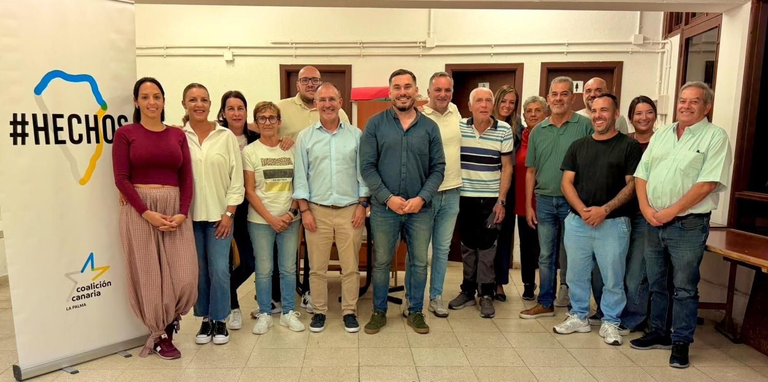 Coalición Canaria Tazacorte renueva su Comité Local y elige a Yurguen Hernández como nuevo secretario general.