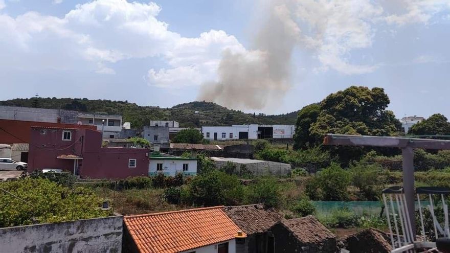 Declarado un conato de incendio forestal en El Tanque