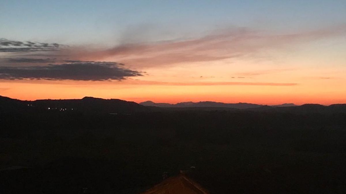 atardecer, nubes, tiempo, primavera, cielo