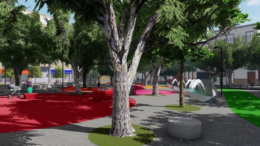 Un sistema a base de enfriamiento del agua reducirá hasta seis grados la temperatura en una avenida de Sevilla