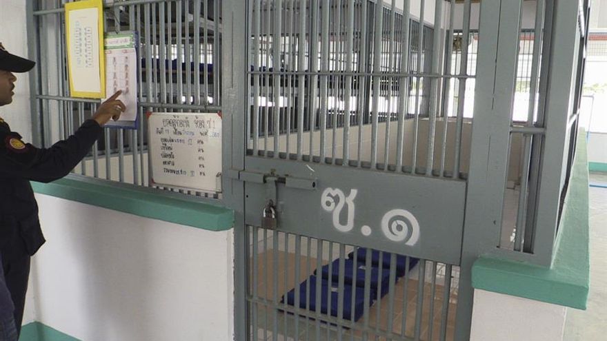 Imagen de archivo de una cárcel en Tailandia.
