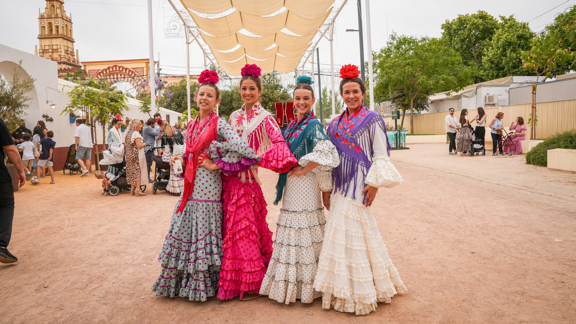 Ambiente del domingo de feria