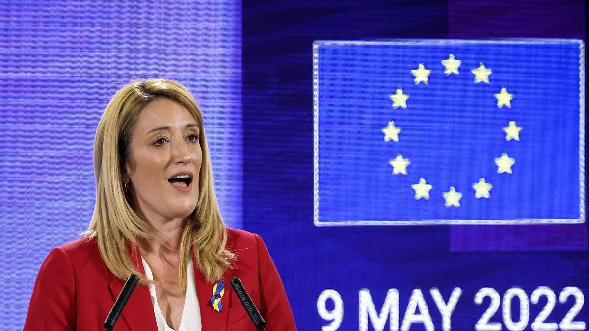 La presidenta del Parlamento Europeo (PE), Roberta Metsola. EFE/EPA/RONALD WITTEK