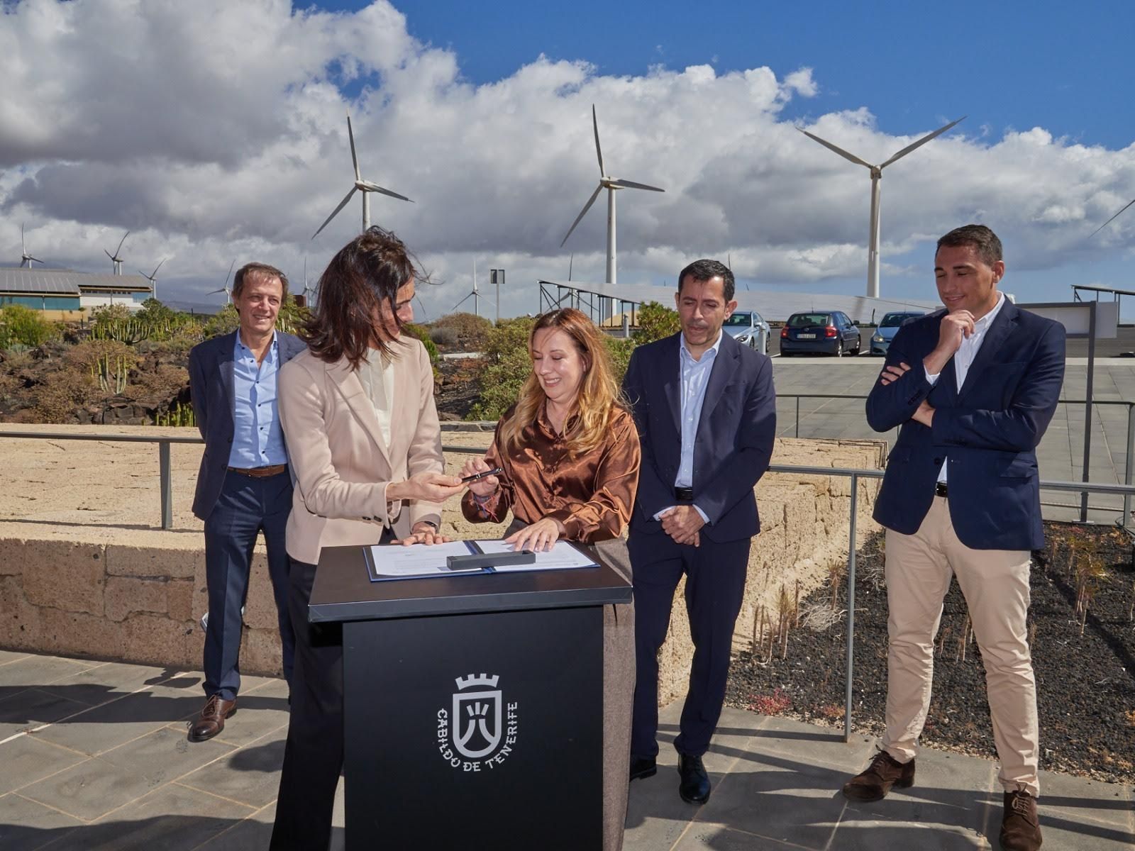 Cabildo, ITER y Endesa, a través de su filial Enel Green Power, impulsan la modernización de los parques eólicos de Granadilla.