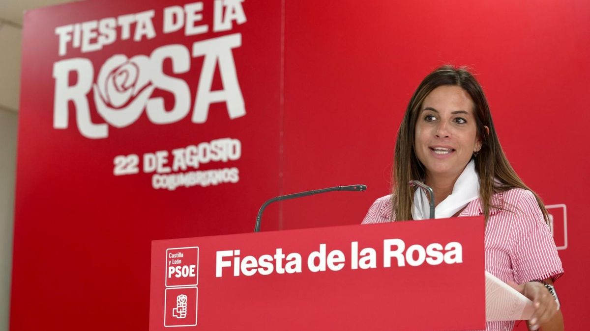 Nuria Rubio en la Fiesta de la Rosa de Ponferrada 2026.