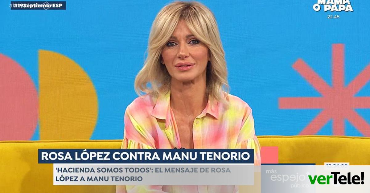 Susanna Griso, molesta con un vídeo cortado de 'Espejo Público' sobre Manu  Tenorio: "No, no. Lo ponéis entero"