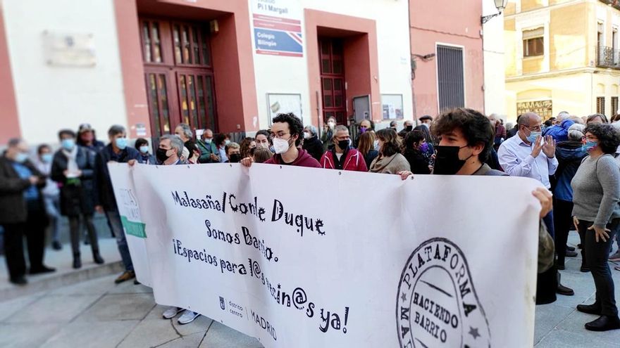 Asistentes a la concentración