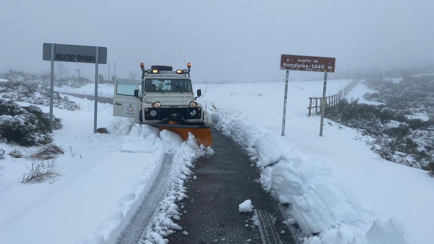 El norte Cáceres estará este viernes en alerta amarilla por nevadas