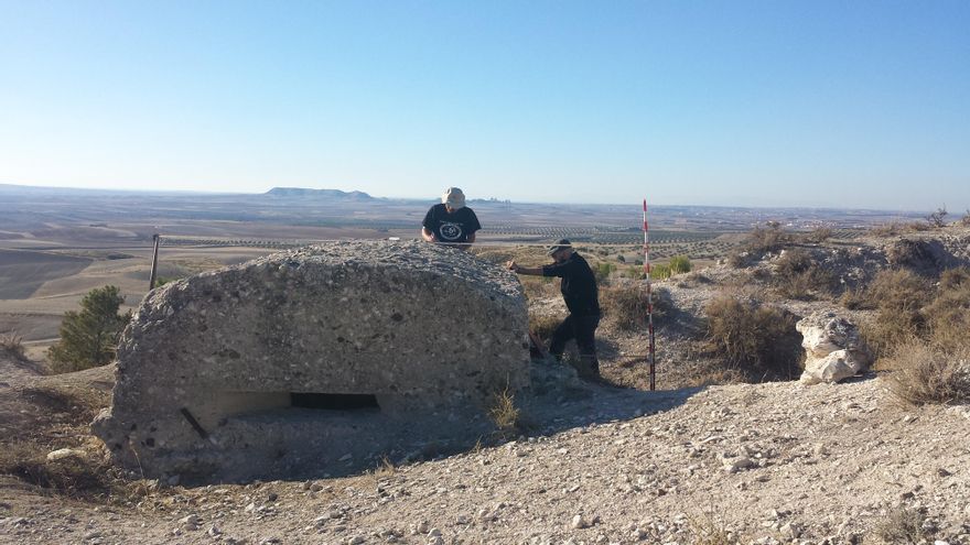 Restos de la guerra civil en Añover del Tajo (Toledo)