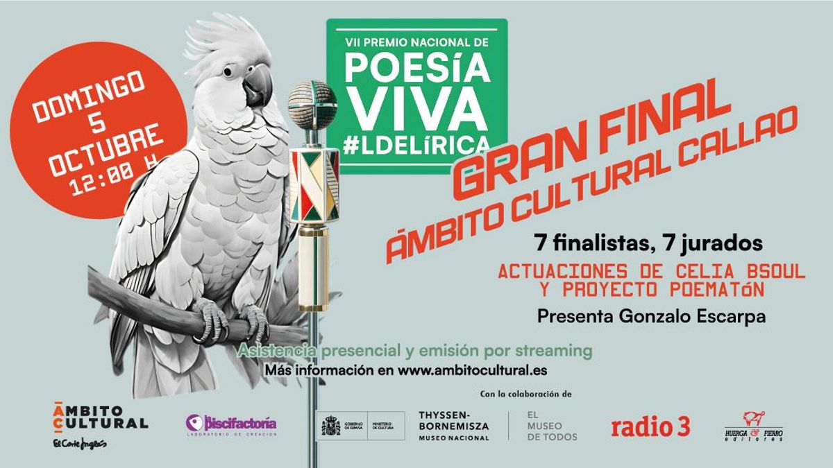 Cartel del certamen #LdLírica 2025