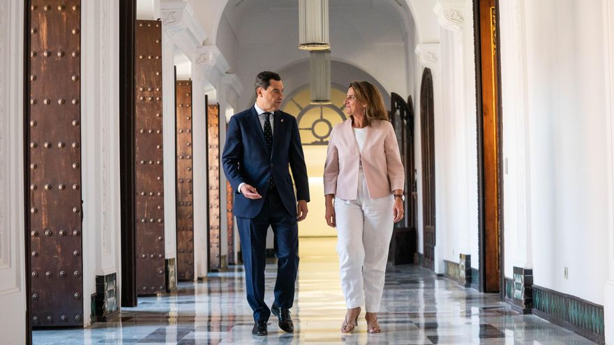 Moreno y Ribera se verán el 22 de febrero para pactar un plan contra la sequía que impida una guerra del agua en Andalucía