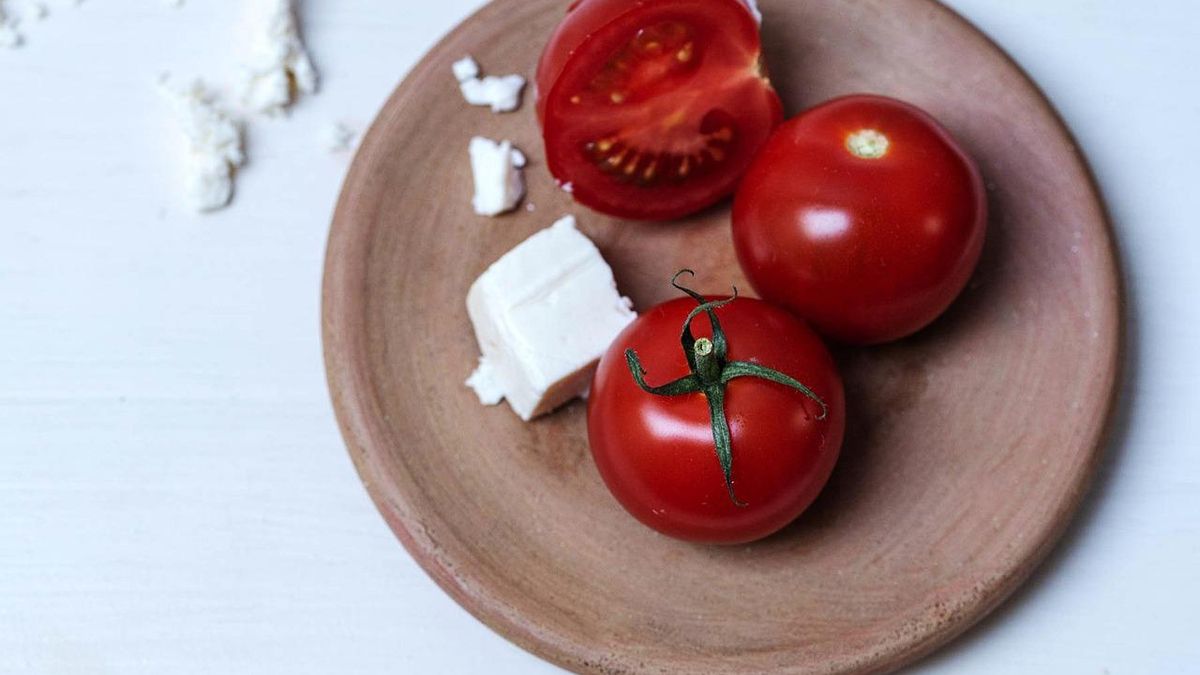 Ingredientes principales de la ensalada griega