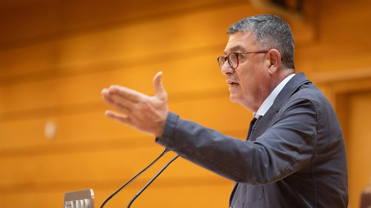 El senador de Compromís, Enric Morera, en una imagen de archivo.