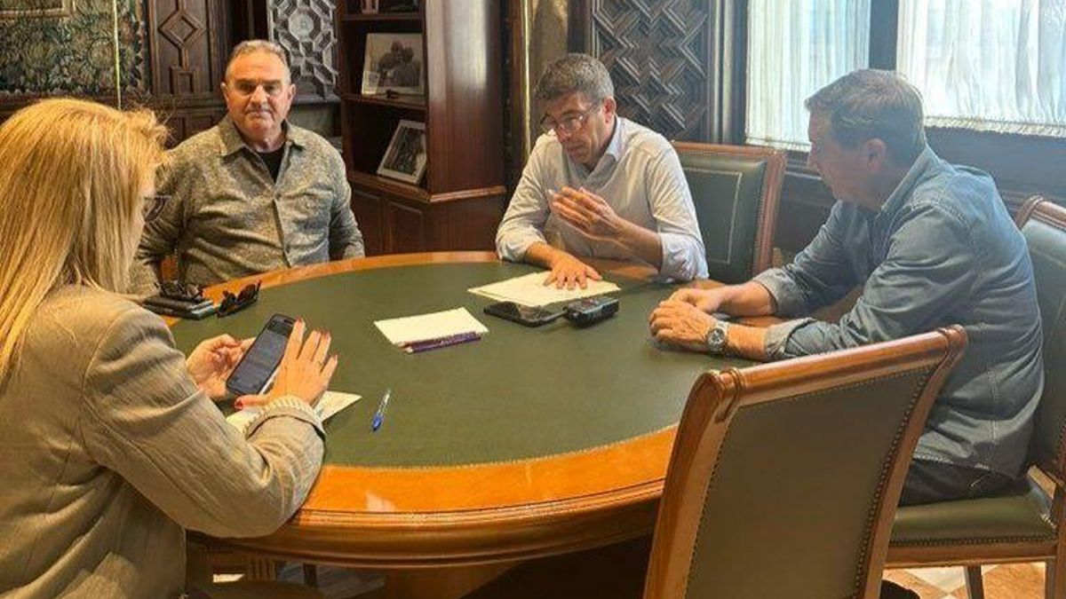 Reunión del presidente del Gobierno valenciano, Carlos Mazón, con el conseller de Sanidad, Marciano Gómez, la vicepresidenta Susana Camarero y el vicepresidente José Gan  Pampols.