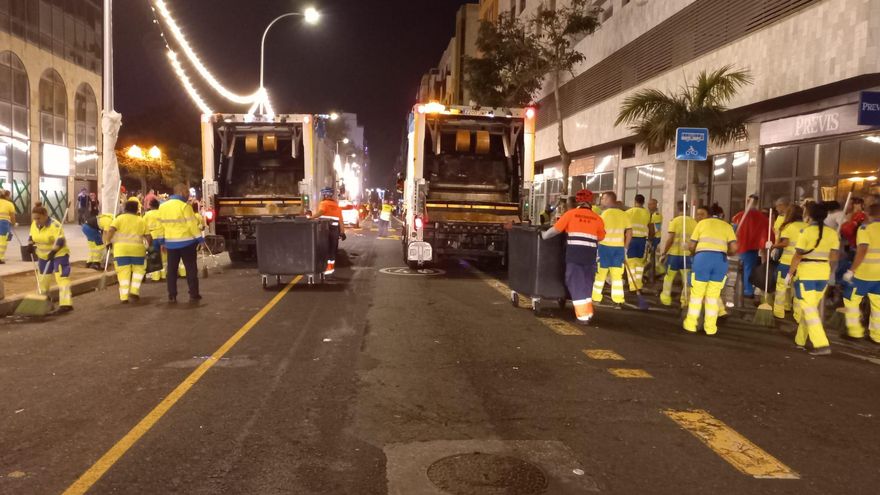 Recogidos 22.500 kilos de residuos durante la Gran Cabalgata de Las Palmas de Gran Canaria
