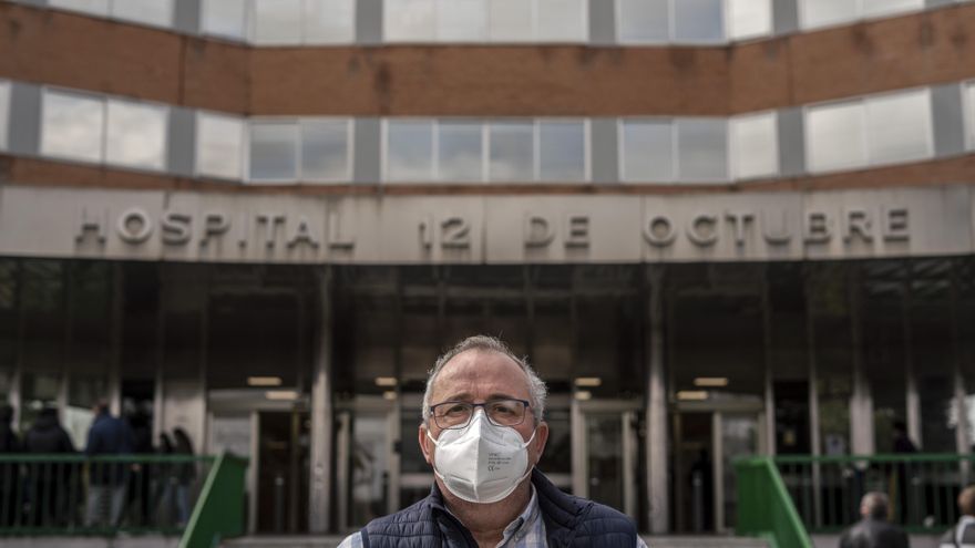 Daniel Fernández estuvo un mes ingresado en la UCI del Hospital 12 de Octubre durante la segunda ola de la pandemia.
